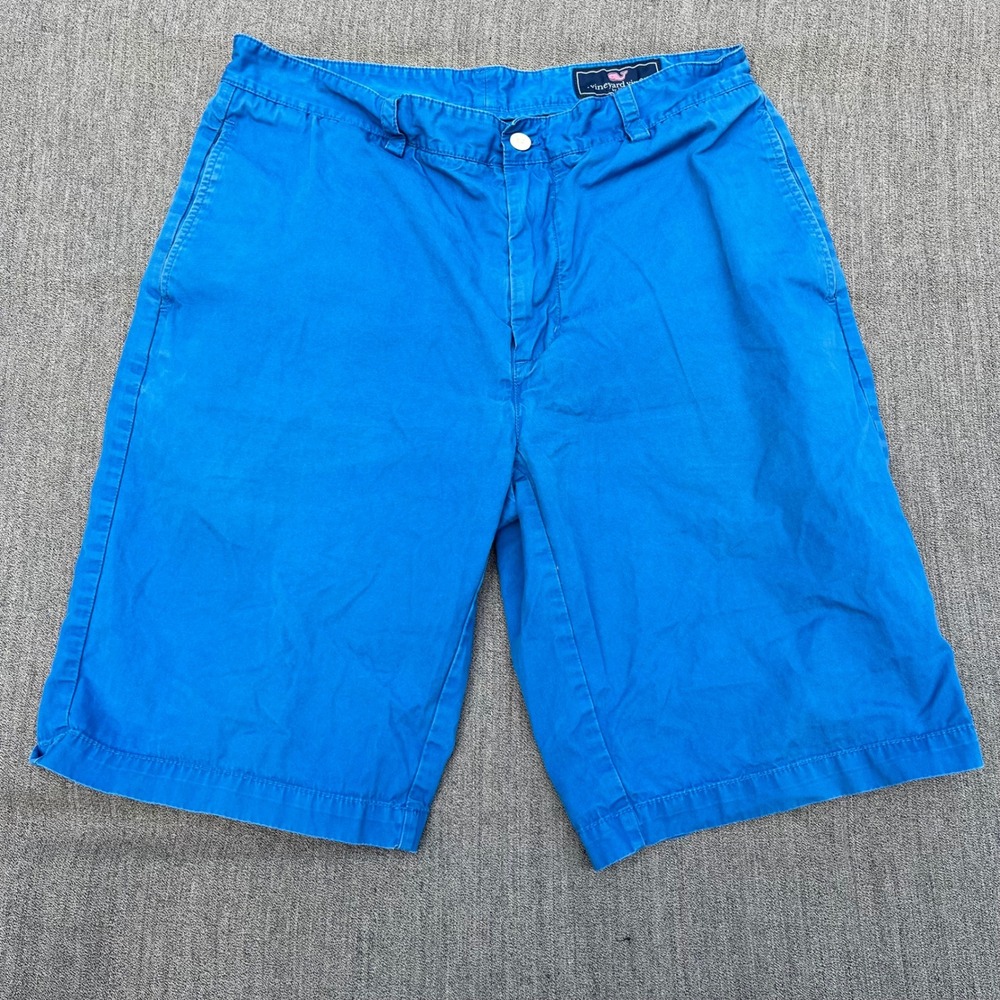 Vineyard Vines Men Blue 9 Inch Inseam Club Shorts Size 32 1H0180